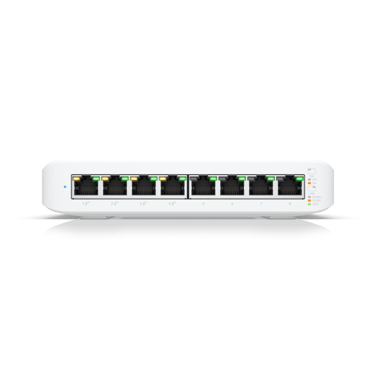 Ubiquiti UniFi USW-LITE-8-POE 8-Port Gigabit Switch with POE+