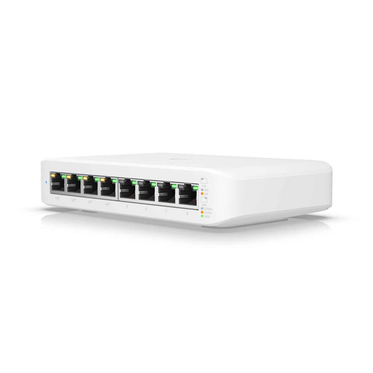 Ubiquiti UniFi USW-LITE-8-POE 8-Port Gigabit Switch with POE+