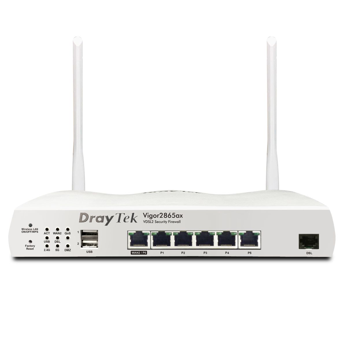 DrayTek Vigor 2865ax ADSL2+ / VDSL2 Router with 802.11ax Wi-Fi