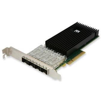 4-Port 10 GbE Fiber SFP+ Card